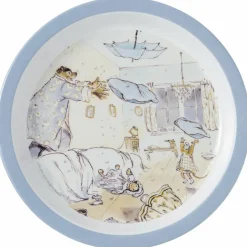 Assiette bébé Ernest et Célestine bleu|Petit Jour Paris