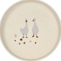 Assiette plate Tiny Farmer mouton et oie naturel|Lässig Sale