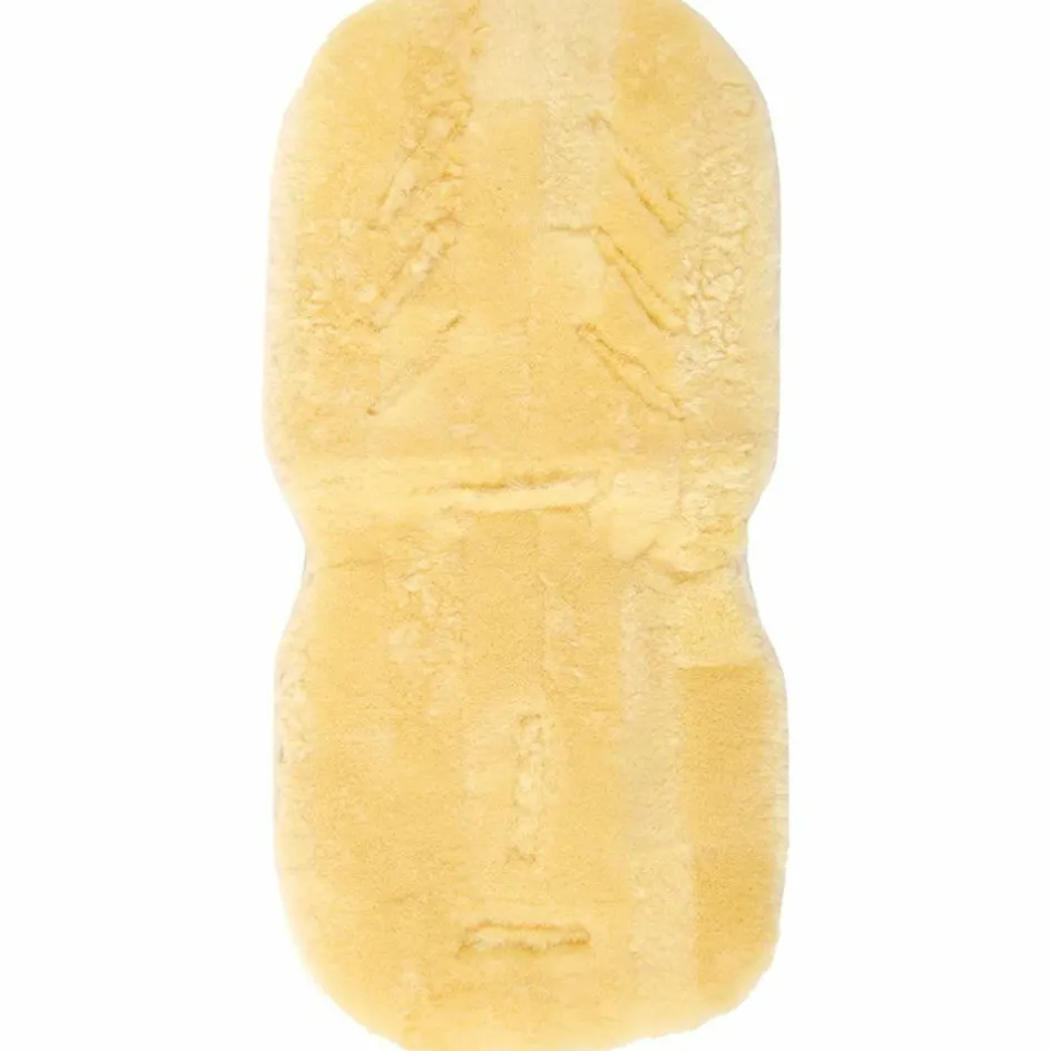 Assise en peau d'agneau pour poussette et siège auto Patchwork Nature|Kaiser Sale