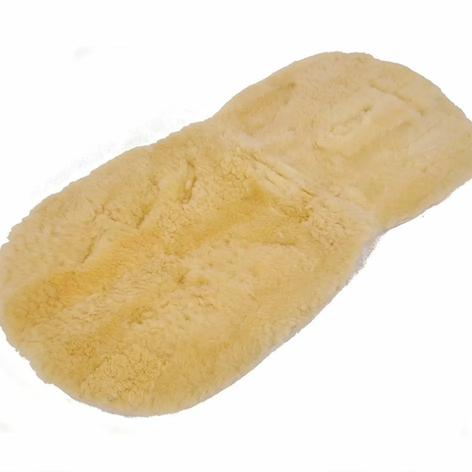 Assise en peau d'agneau pour poussette et siège auto Patchwork Nature|Kaiser Sale