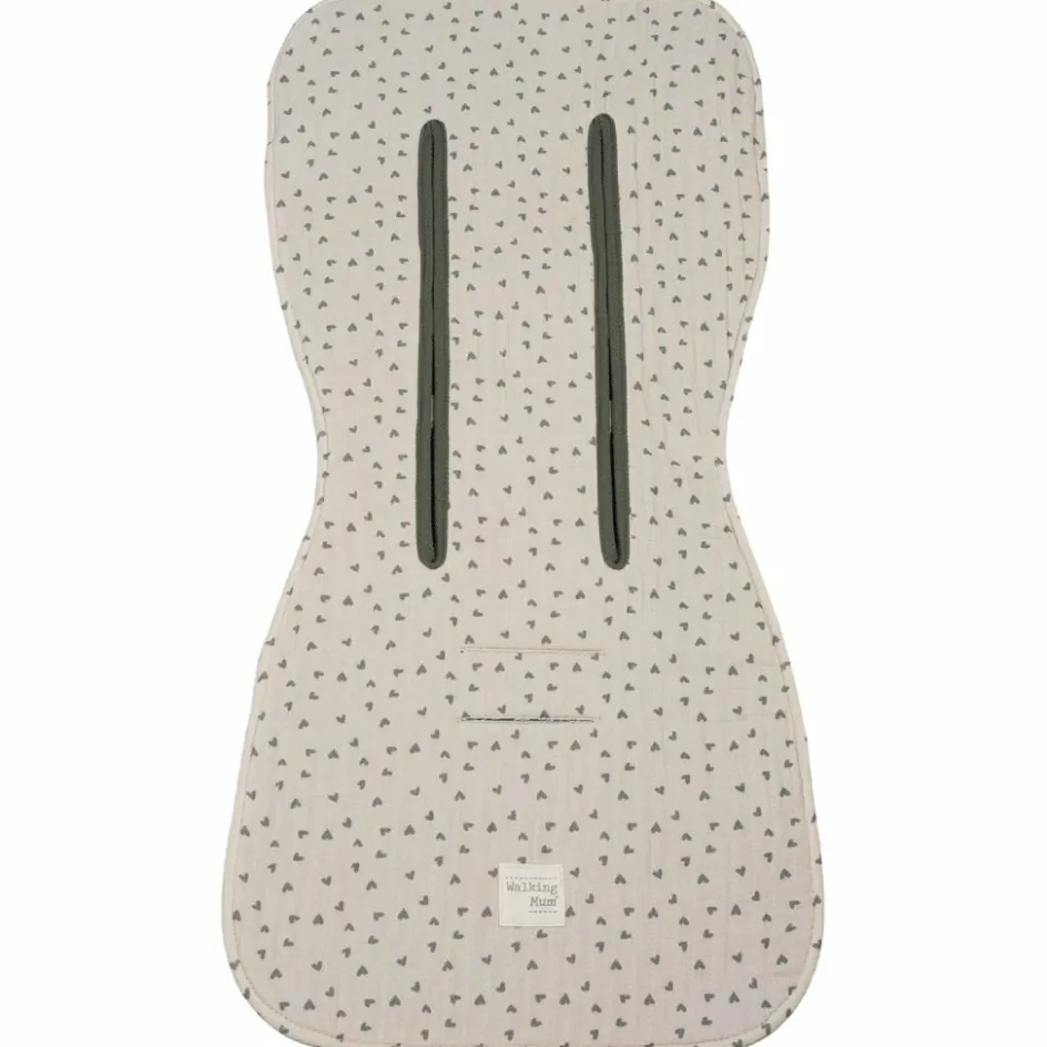 Assise pour poussette Coeurs Poppy Mousse|Walking Mum Sale
