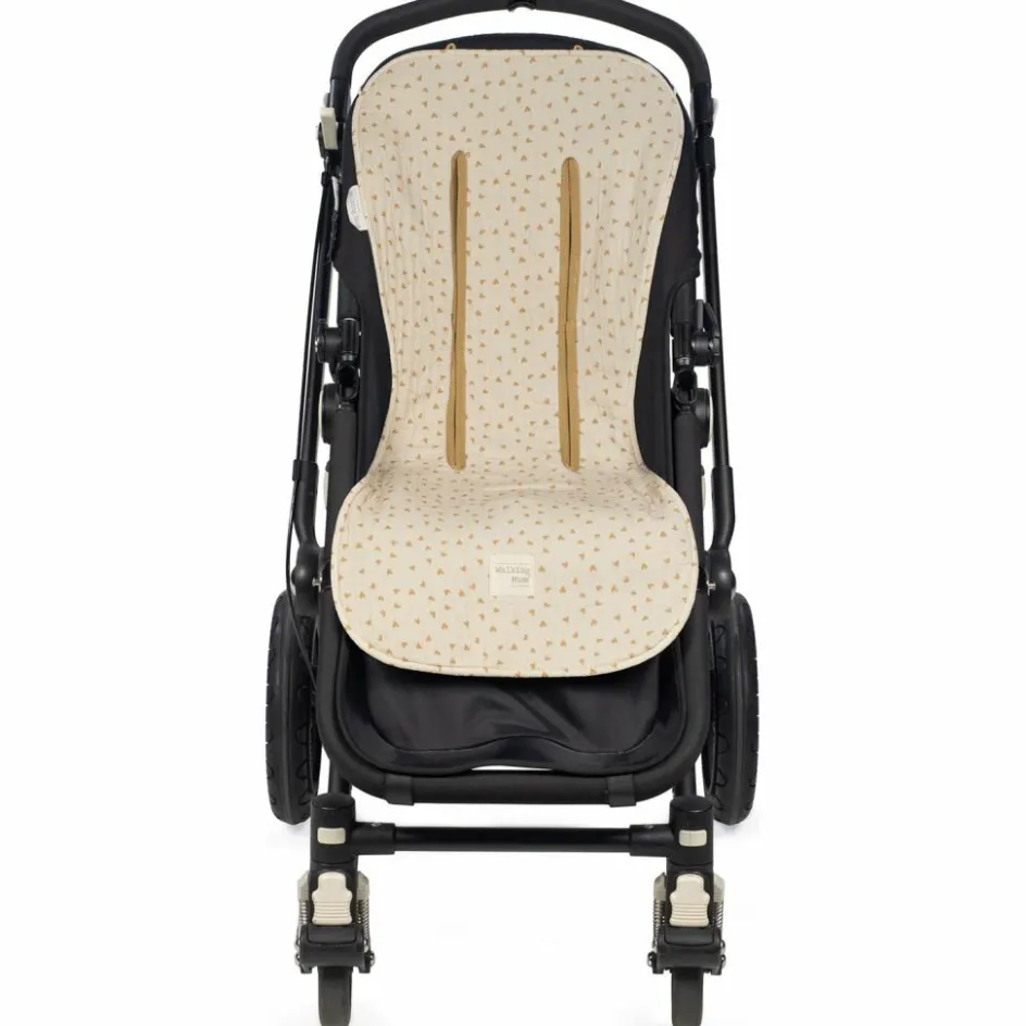 Walking Mum Assise pour poussette Coeurs Poppy Cannelle