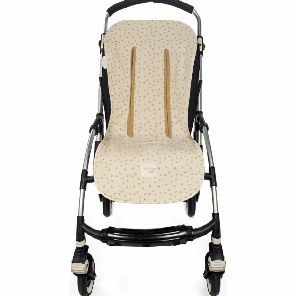 Walking Mum Assise pour poussette Coeurs Poppy Cannelle