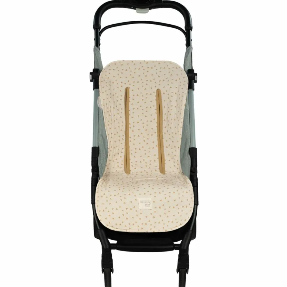 Walking Mum Assise pour poussette Coeurs Poppy Cannelle