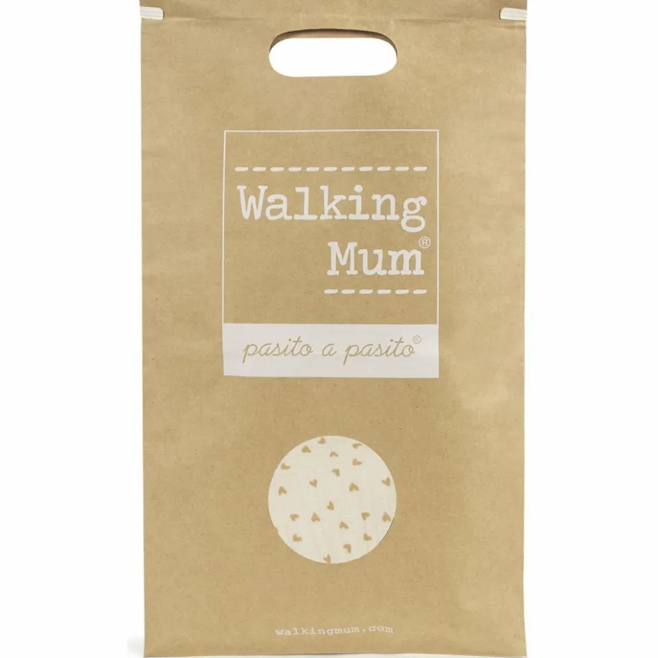Walking Mum Assise pour poussette Coeurs Poppy Cannelle