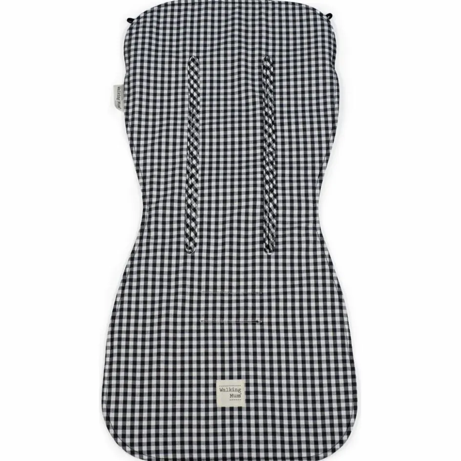 Walking Mum Assise Poussette I Love Vichy Noir