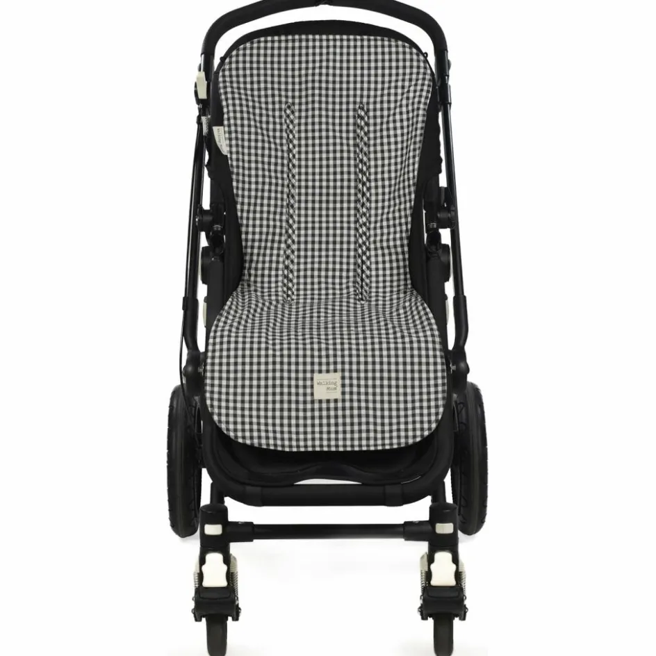 Walking Mum Assise Poussette I Love Vichy Noir