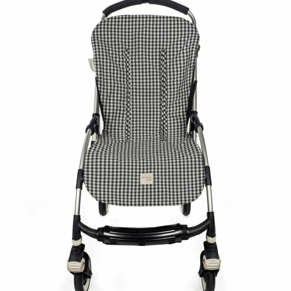 Walking Mum Assise Poussette I Love Vichy Noir