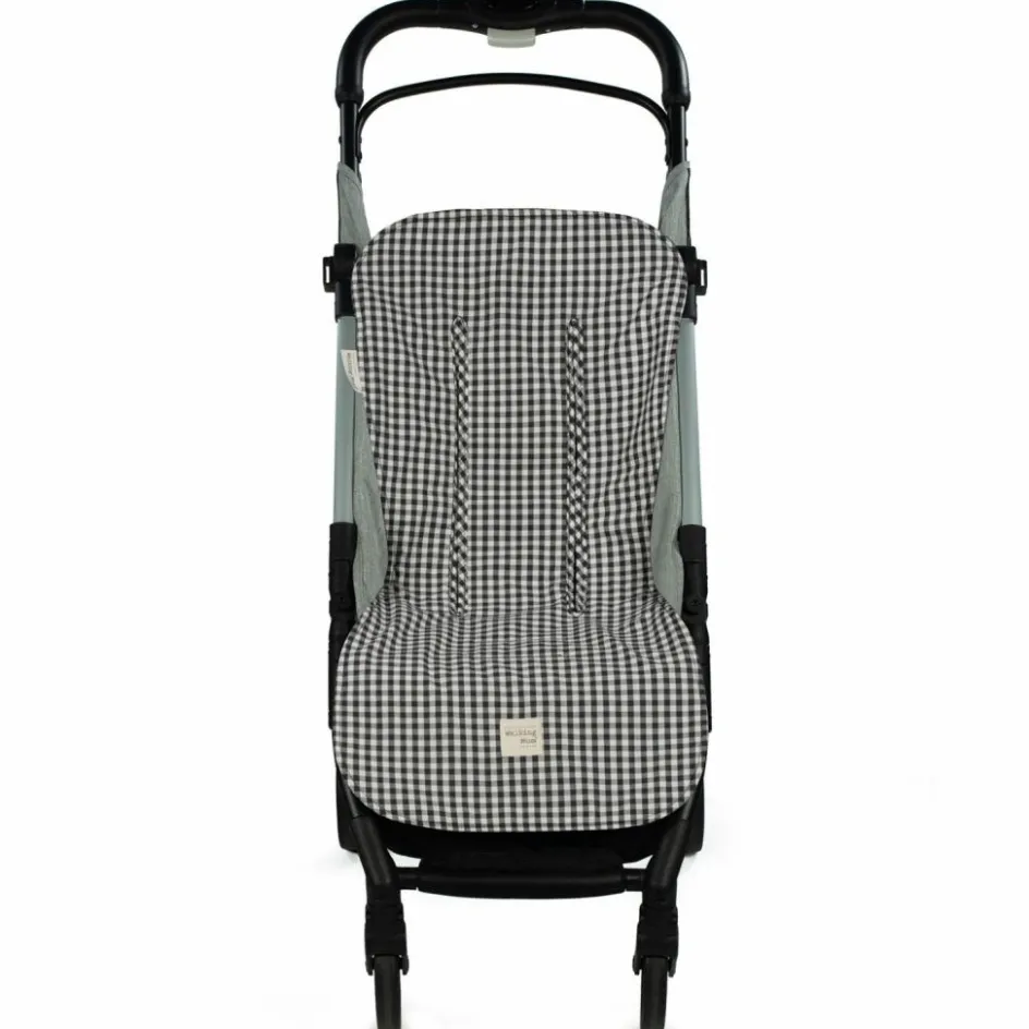 Walking Mum Assise Poussette I Love Vichy Noir