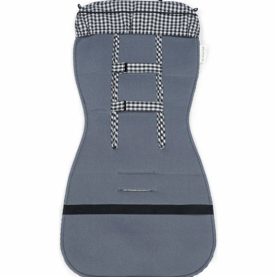 Walking Mum Assise Poussette I Love Vichy Noir