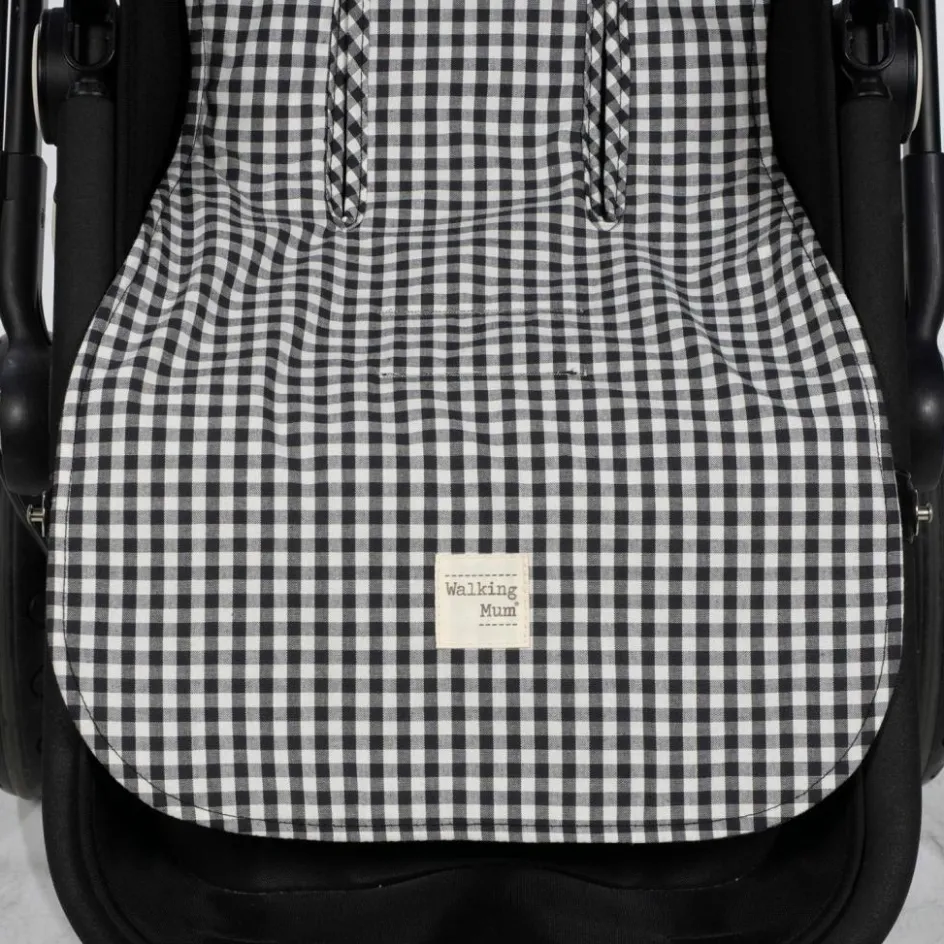 Walking Mum Assise Poussette I Love Vichy Noir