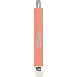 Hot ANVIE Attache sucette corail (personnalisable)