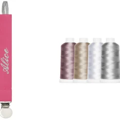 Attache sucette fuchsia (personnalisable)|ANVIE Outlet