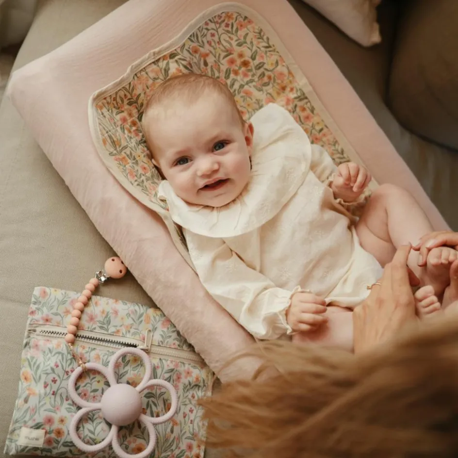 Best Mushie Attache sucette Hera Powder Pink