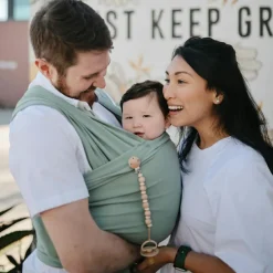 Best Mushie Attache sucette Luna en bois