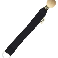 Attache sucette noir réglisse|BEBEL New