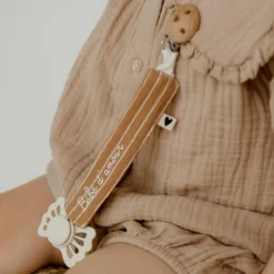 Discount Atelier Wagram Attache tétine Rayures Fines (personnalisable)