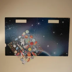 Sale Mushie Autocollants réutilisables Sticker Book Space