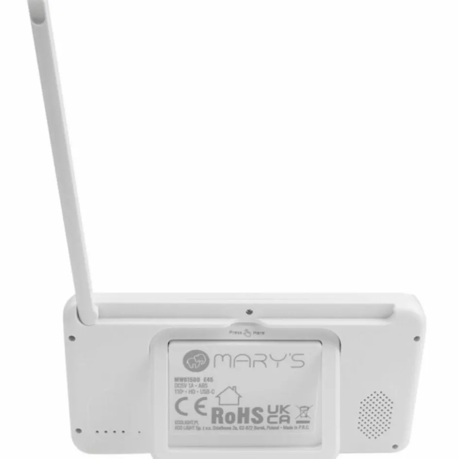 New Mary's Babyphone vidéo avec caméra 2 en 1 Lapin Rose