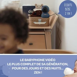 Hot Béaba Babyphone vidéo Zen Premium night blue