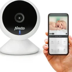 Babyphone Wifi avec caméra Smartbaby blanc|Alecto New