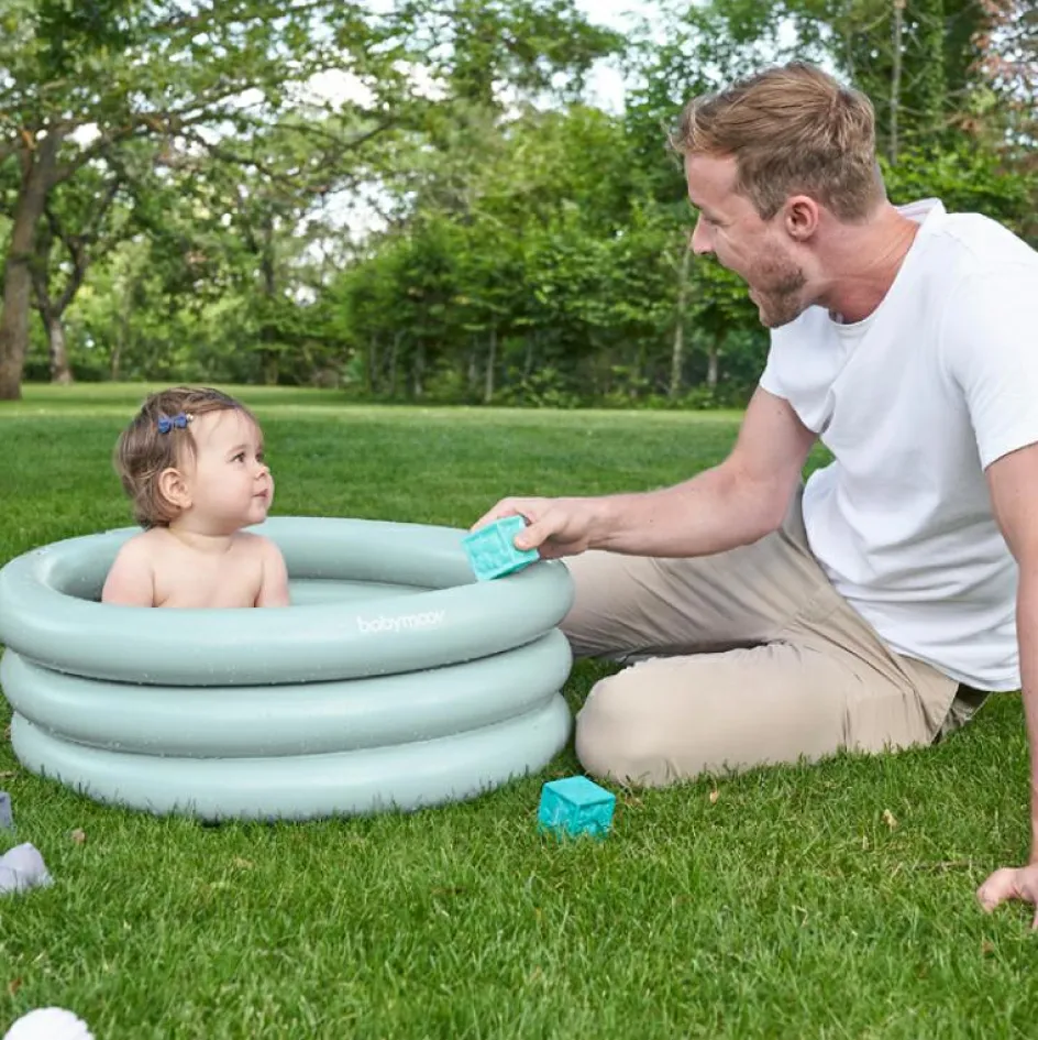 Baignoire gonflable Aqua dots avec transat intégré|Babymoov Outlet