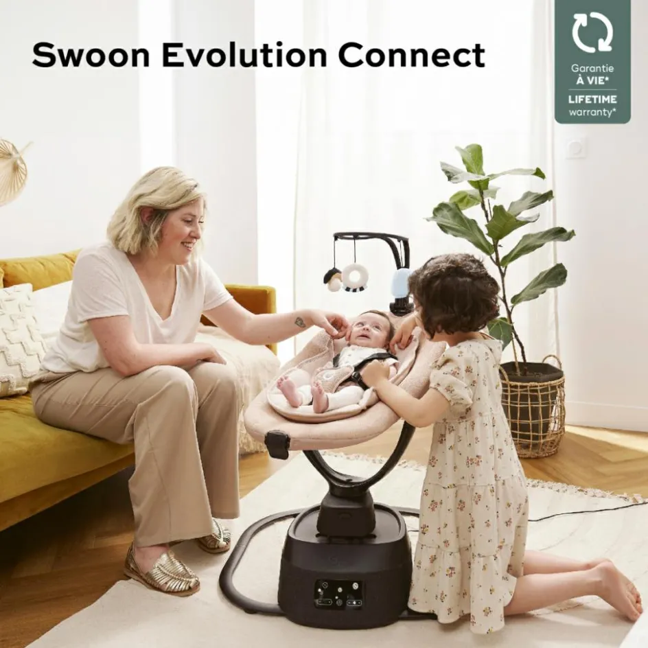 Balancelle connectée Swoon Evolution Mocca|Babymoov