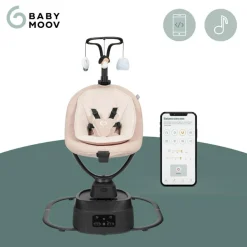 Balancelle connectée Swoon Evolution Mocca|Babymoov