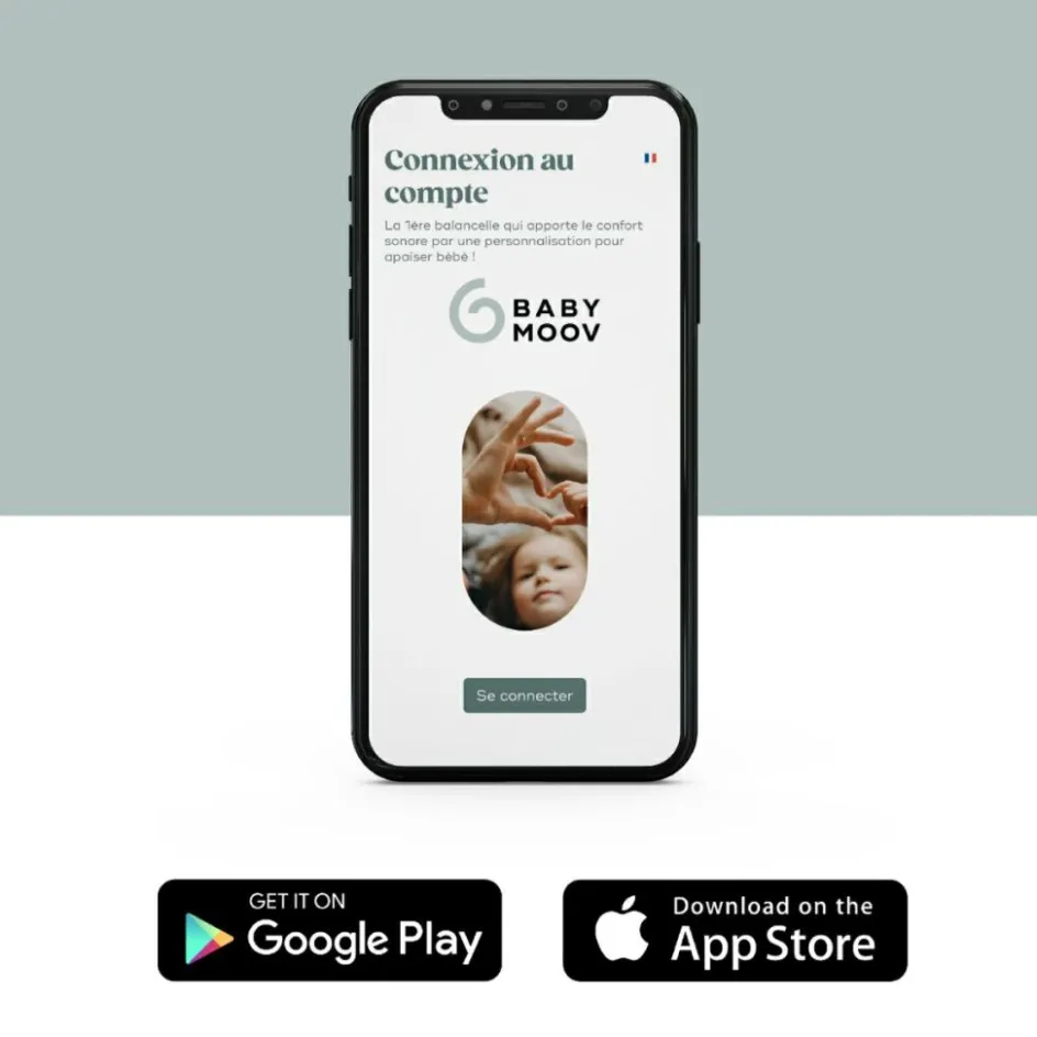 Balancelle connectée Swoon Evolution Mocca|Babymoov