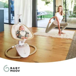 Balancelle électrique Swoon Hoop Sable|Babymoov Online