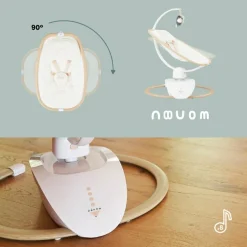 Balancelle électrique Swoon Hoop Sable|Babymoov Online