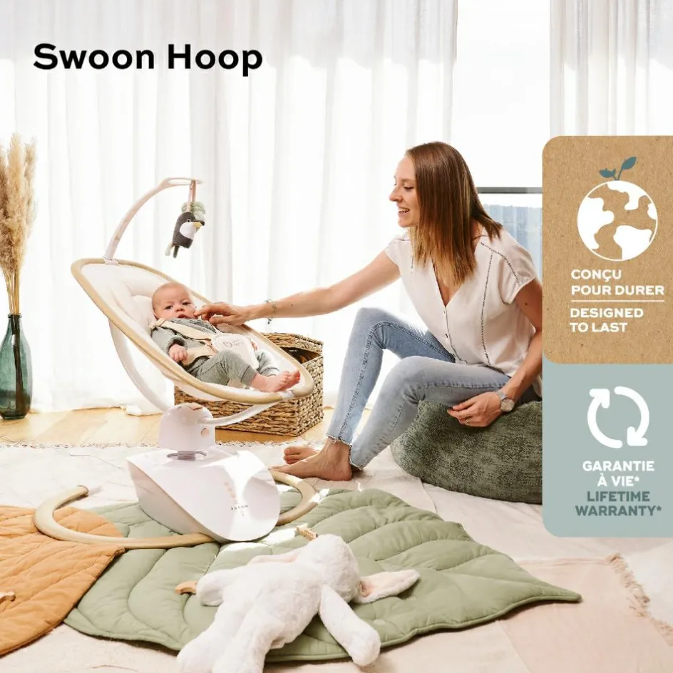 Balancelle électrique Swoon Hoop Sable|Babymoov Online