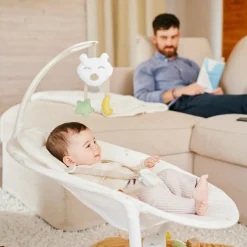 Balancelle électronique avec télécommande Crème|Badabulle