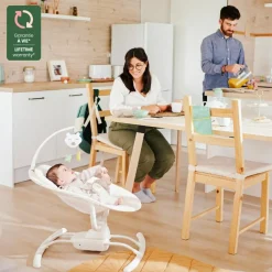 Balancelle électronique avec télécommande Crème|Badabulle