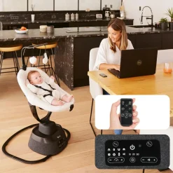 Balancelle Swoon Evolution Curl White X Babyatouprix|Babymoov Online