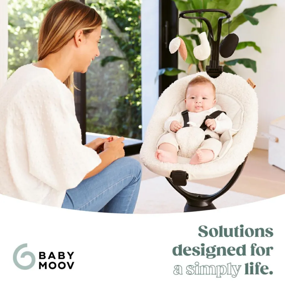 Balancelle Swoon Evolution Curl White X Babyatouprix|Babymoov Online