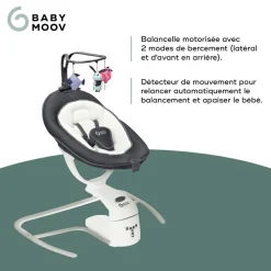 Balancelle Swoon Motion Zinc|Babymoov New