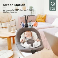 Balancelle Swoon Motion Zinc|Babymoov New