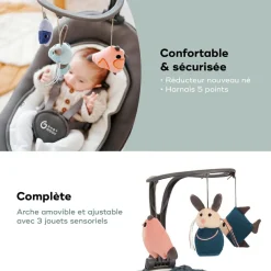 Balancelle Swoon Motion Zinc|Babymoov New