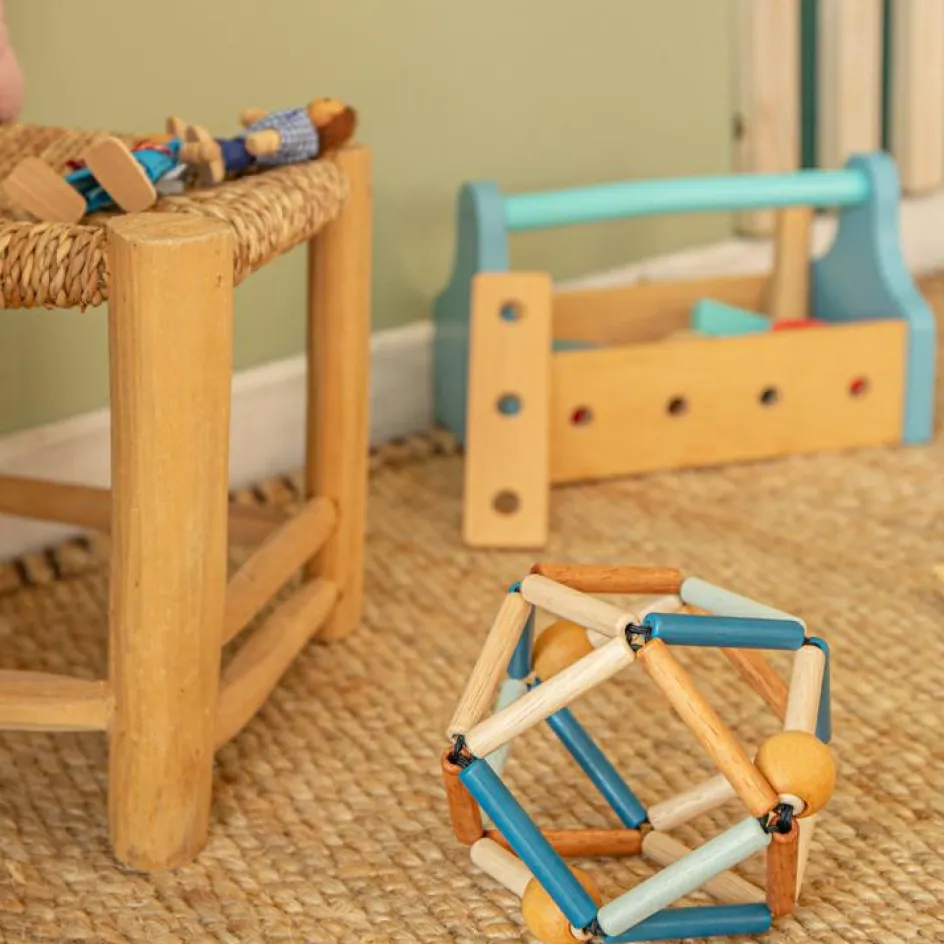 Balle de préhension en bois Bass & Bass Deep blue Grabber|Trousselier Discount