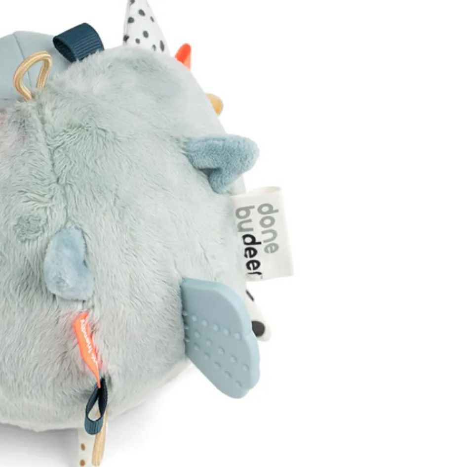 Sale Done by Deer Balle d'éveil poisson Puffee bleu (12 cm)