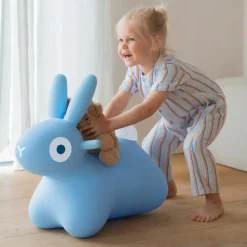 Ballon sauteur Hoppi Lapin Bleu|Quut New