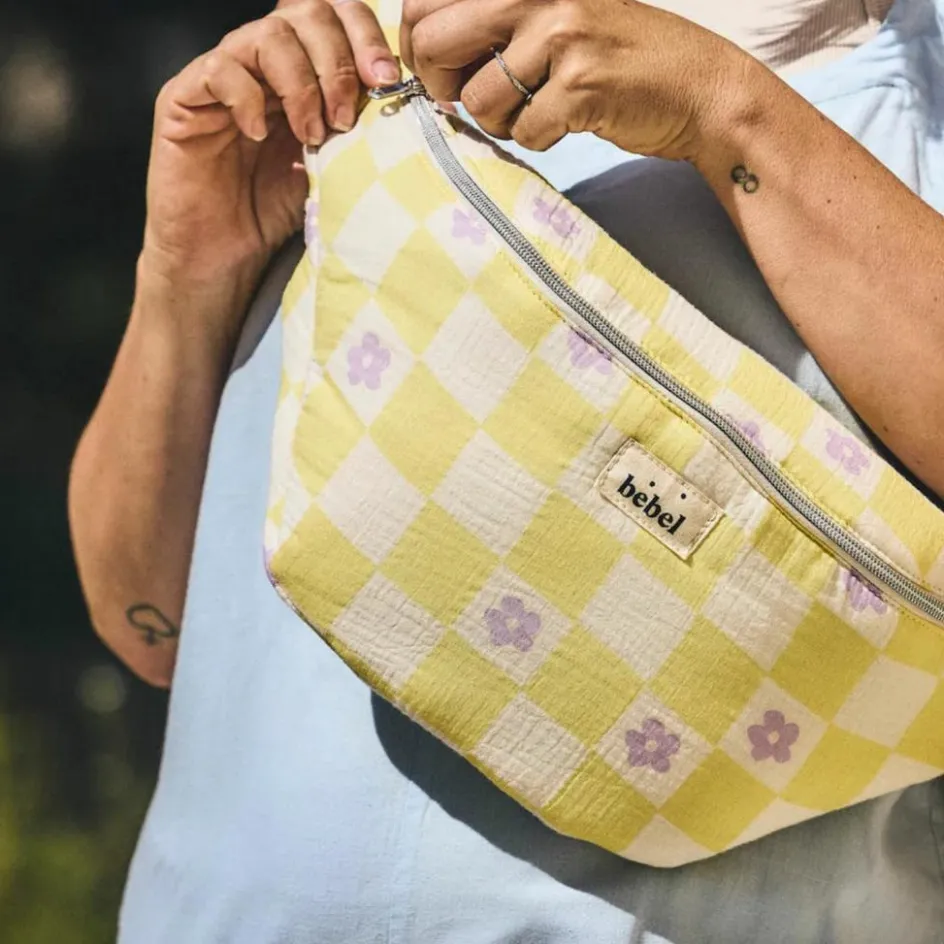 BEBEL Banane à langer Comme un bonbon Romy damier jaune