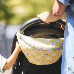 BEBEL Banane à langer Comme un bonbon Romy damier jaune