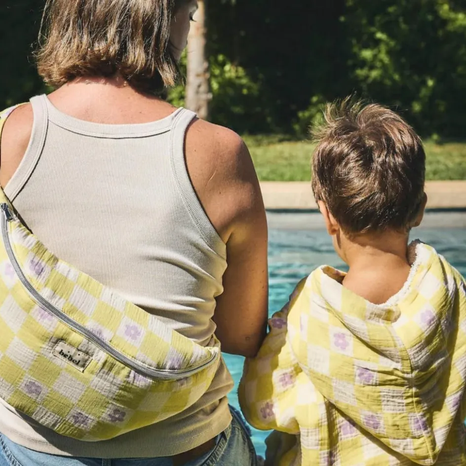 BEBEL Banane à langer Comme un bonbon Romy damier jaune