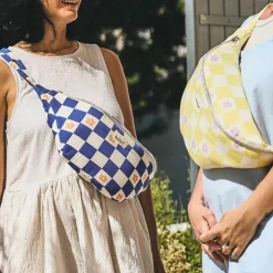 BEBEL Banane à langer Comme un bonbon Romy damier jaune