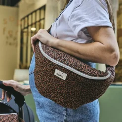 New BEBEL Banane à langer Léopard noir