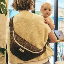 New BEBEL Banane à langer Léopard noir