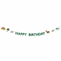 Clearance Party Deco Bannière Happy Birthday Dino (4,5 m)