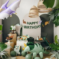 Clearance Party Deco Bannière Happy Birthday Dino (4,5 m)